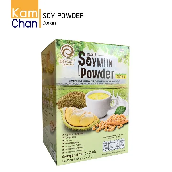 New Arrival Thailand Manufacturer Instant Soy Milk Powder With Monthong Durian