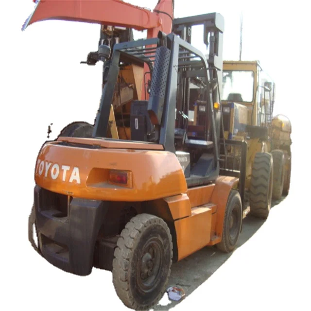 Подержанный вилочный погрузчик toyota, 7 тонн, дизельный вилочный погрузчик toyota fd70, 8 тонн, 10 тонн, 5 тонн, для продажи, Япония