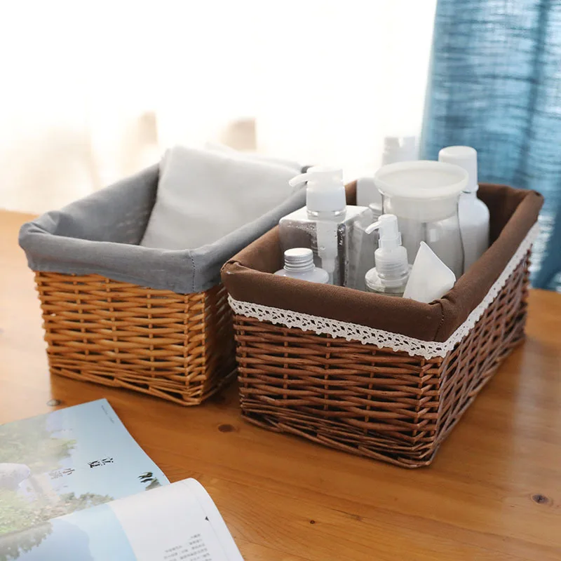 Лидер продаж на Amazon, китайские производители, плетеная витрина ручной работы, корзина для хранения подарков из ивы