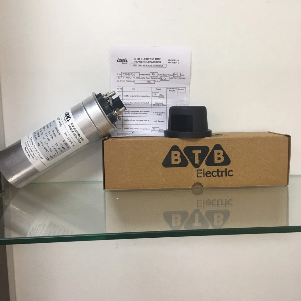 SUPER POWER Capacitor bank  25 kvar 3 phases 440v Cylinde-new style  2021  TURKEY  Original manufacture