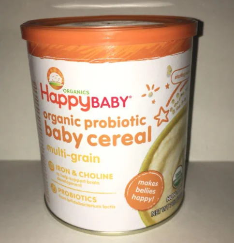 
Happy Baby Organics Clearly Crafted Cereal Whole Grains Oats & Quinoa 7 Ounce 