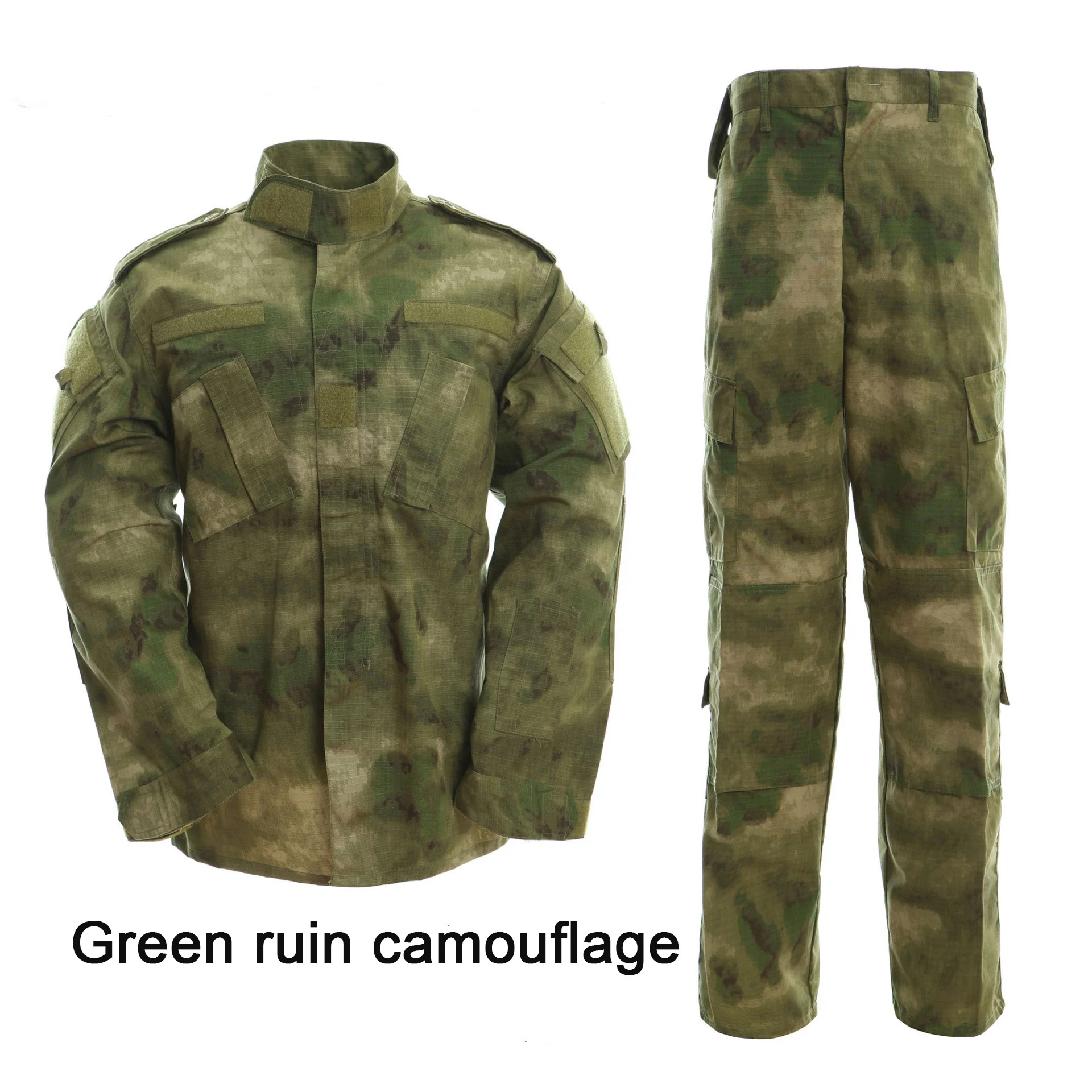 KMS Custom Wholesale Competitive Camouflage Digital Battle Multicolor Breathable Tactical Training ACU Uniform