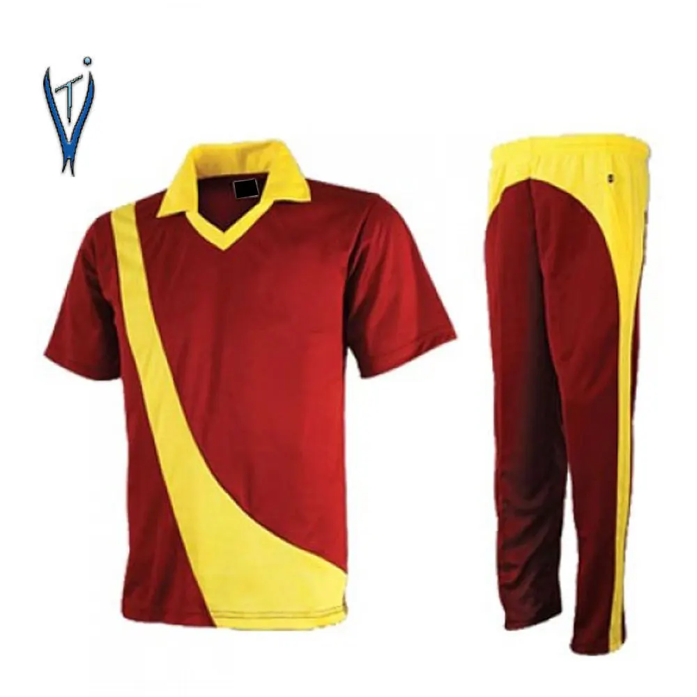 New pattern sublimated Pakistan cricket custom design cricket team uniform