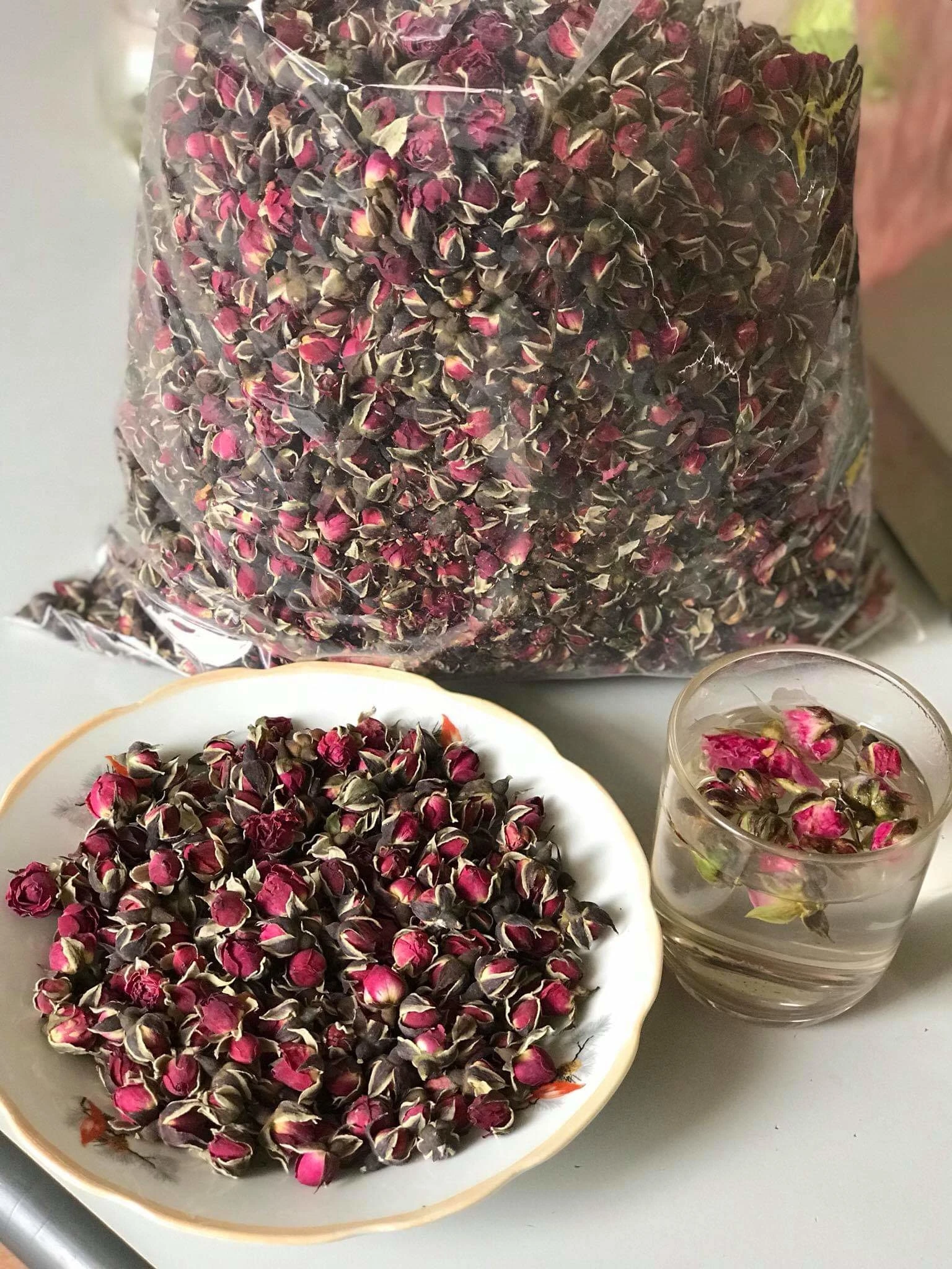 OEM Tea Bag Edible Dried Rose Buds High Quality Rose Bud Tea with Natural Herbal   W/A : +84 90 335 4981 ( Kim )