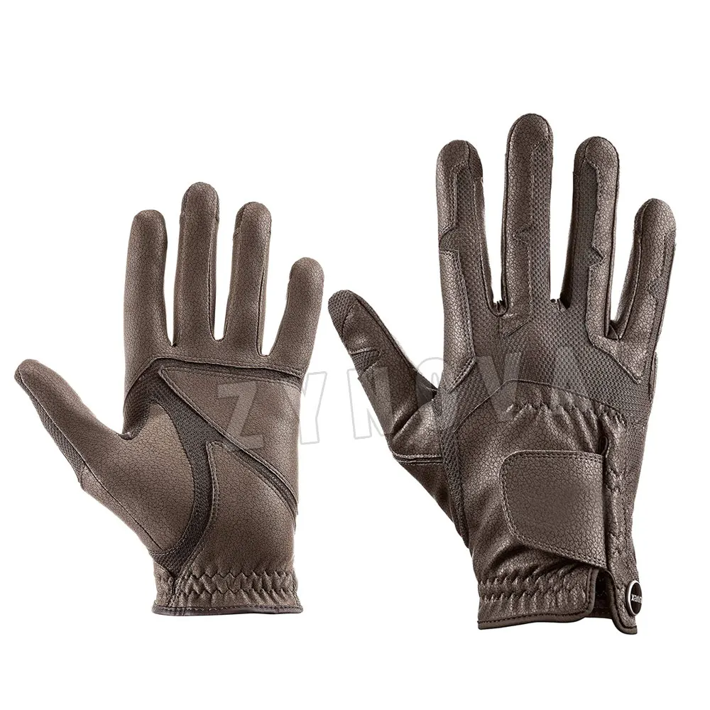 
Latest Custom Design Leather Horse Riding Gloves 