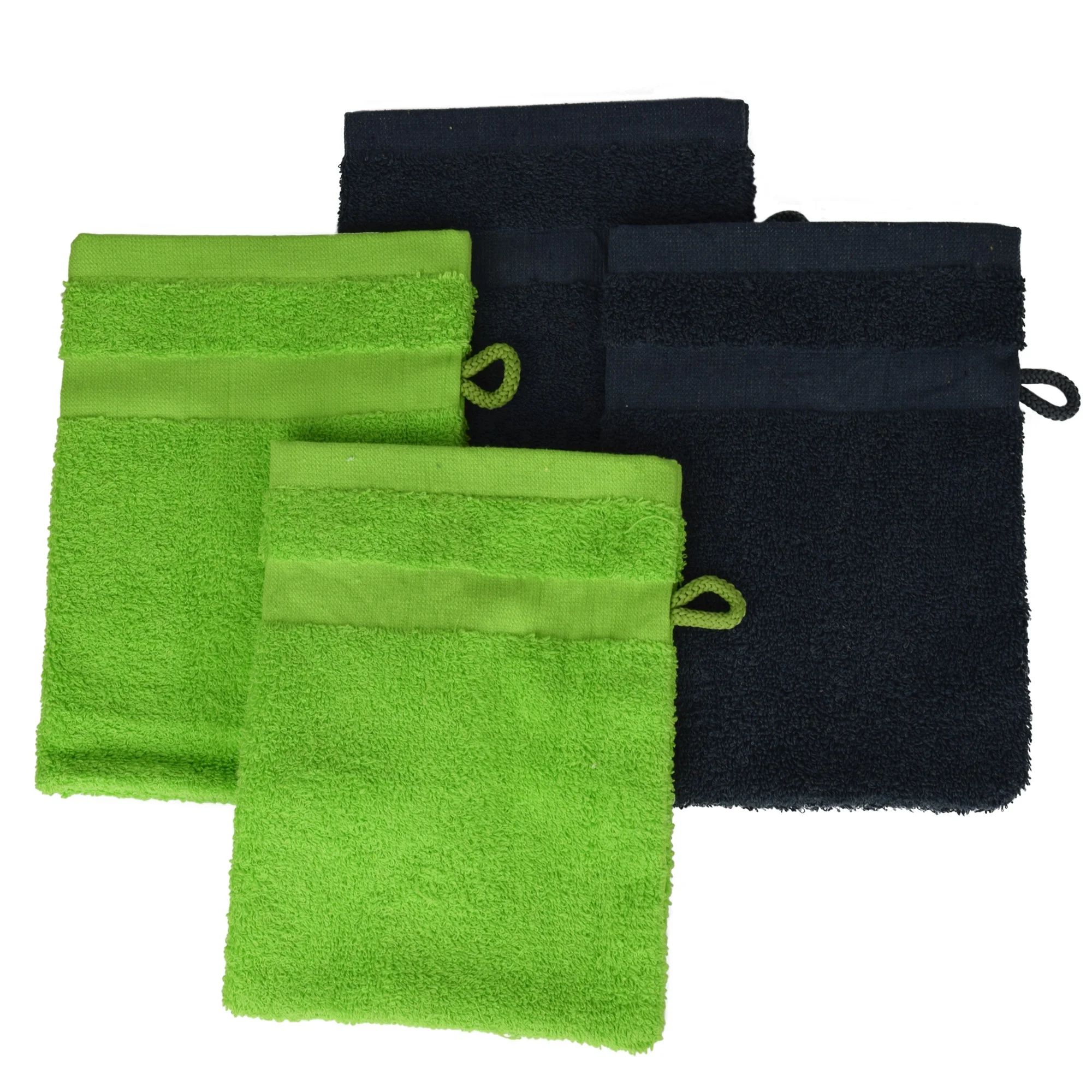 Durable Soft Exfoliating Bathing-Gloves Terry Shower Mitt