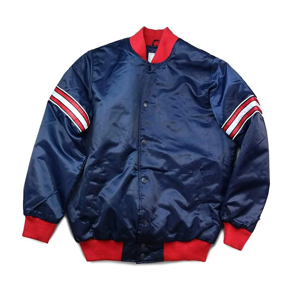 OEM Вышитые нашивки, мужские бейсбольные кожаные куртки Letterman для взрослых