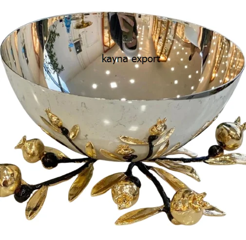 modern decorative metal fancy bowl