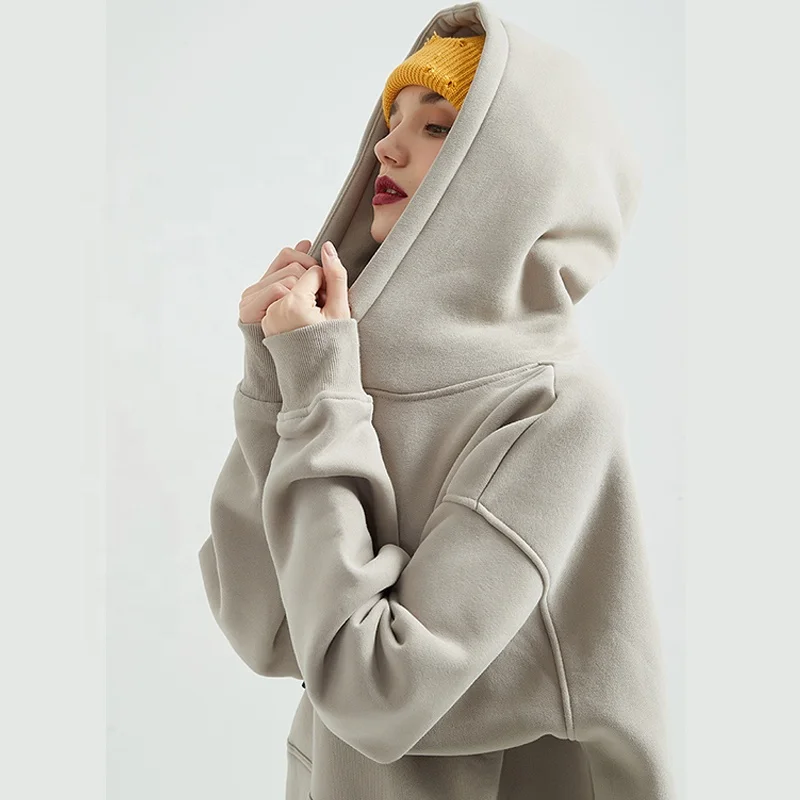 Wholesale 100% Cotton Sweatshirt Custom Printed  Mens Fashion Oversized Pullover Hoodies