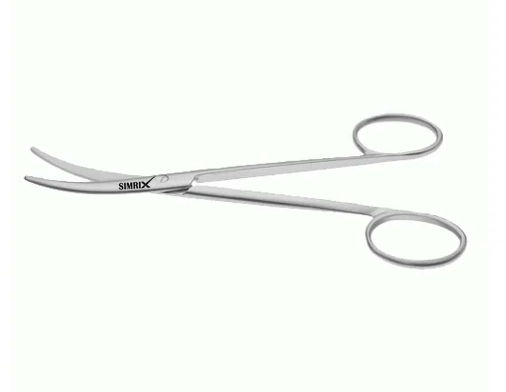 Ножницы Enucleation, 5 дюймов, тяжелые, прямые лезвия 44,0 мм, тупые наконечники, кольцевая ручка, инструменты для глаз, Simrix