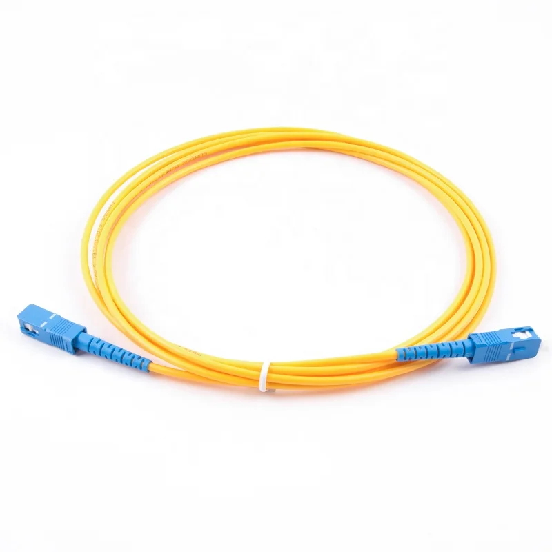 Lszh G657a1 Optical Cable Network Fiber Manufacturer Price Sc Upc Sc-sc Optic Patch Cord