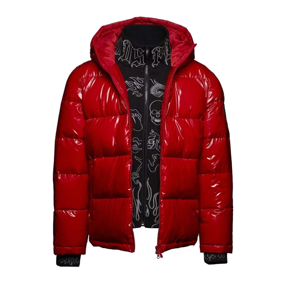 New High Quality Shinning Bubble Puffer Jacket Printed Skull Lining Best Quality Bubble Puffer Jacket
