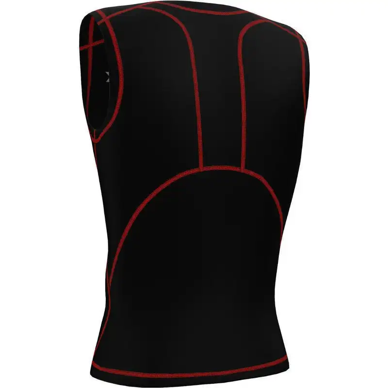 
Sleeveless Patchworks Design Custom Logo Solid Color Men Base Layer Tank Tops 