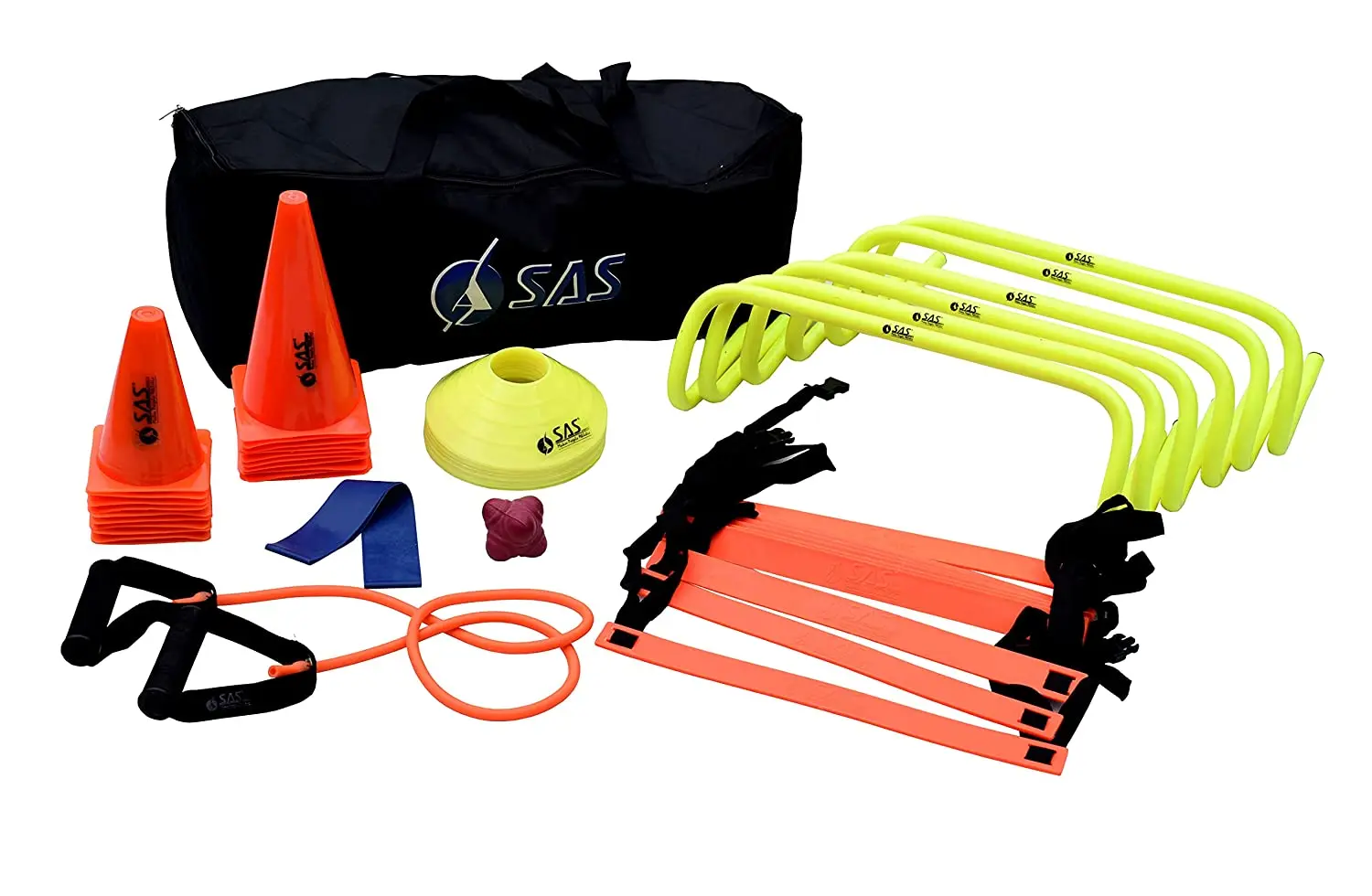 Hot Selling New Combo Training Kit Agility Ladder + Space Cone + Speed chute + Hurdle for outdoor Training