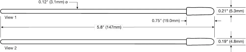 Антистатические палочки ESD Cleanroom ESD-безопасные предотвращающие разрушительный статический разряд высокое качество базирующиеся в