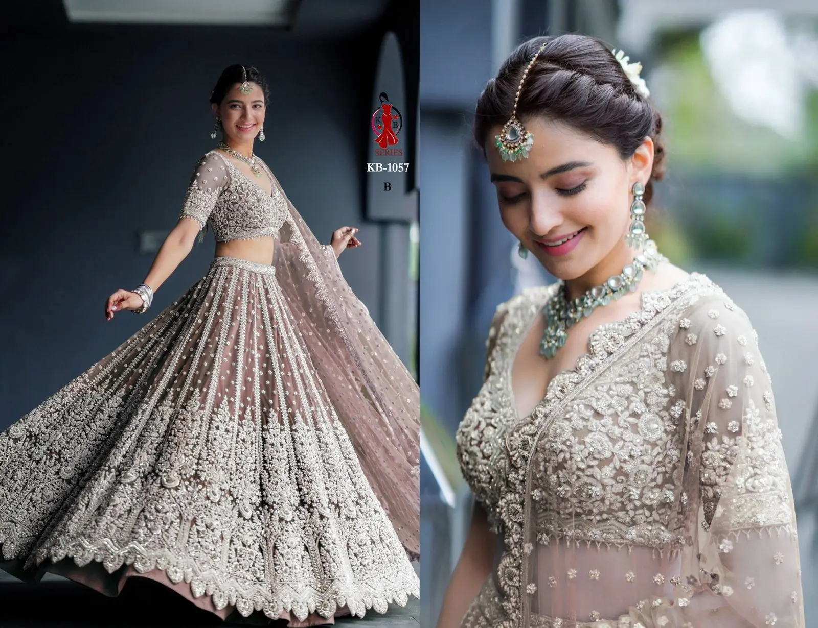 most attractive heavy butterfly net  Beautiful Embroidery work fancy dori sequence work bridal  Lehenga choli with net blouse