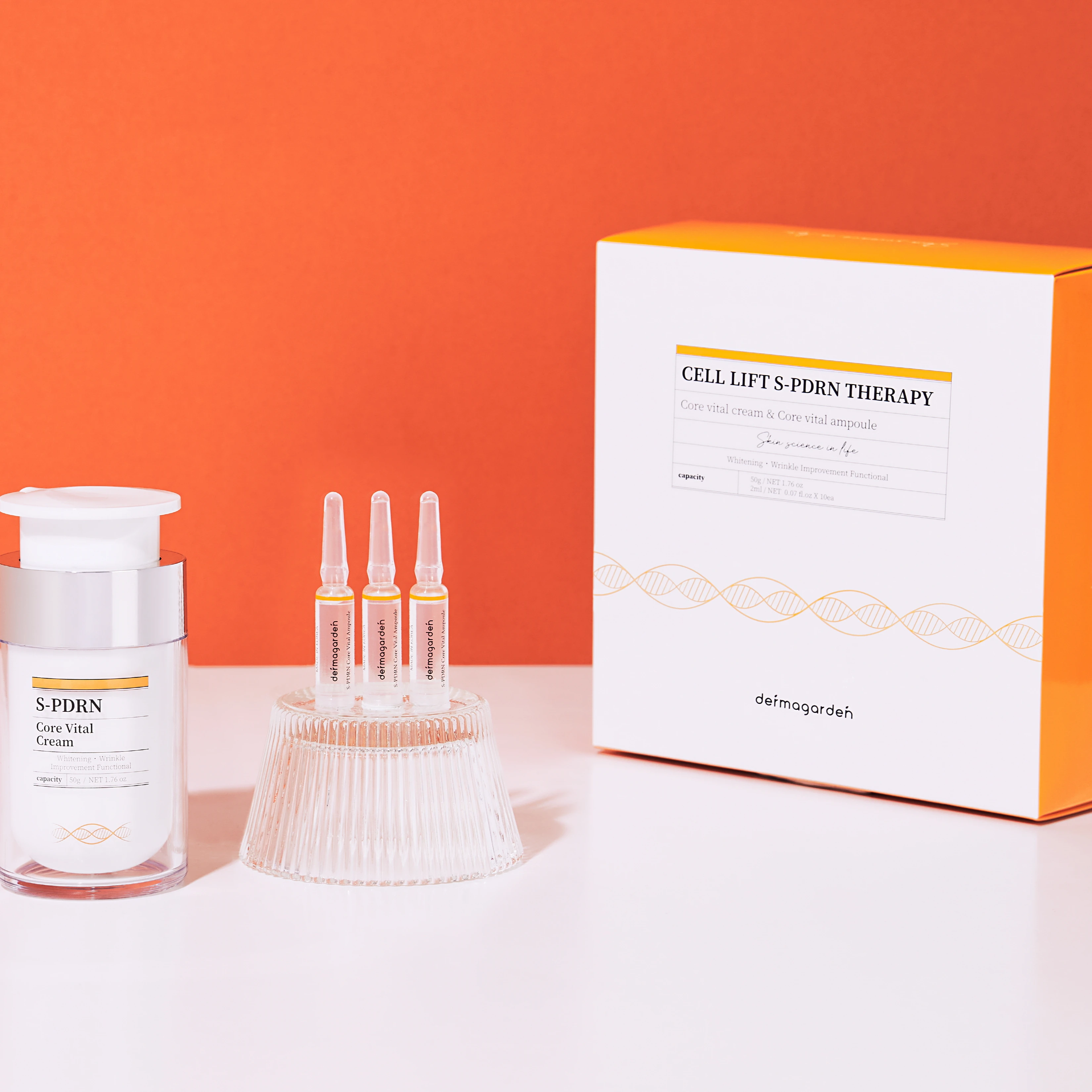 Дермагарден подтяжка клеток S-PDRN терапии (PDRN, крем, ампулы)