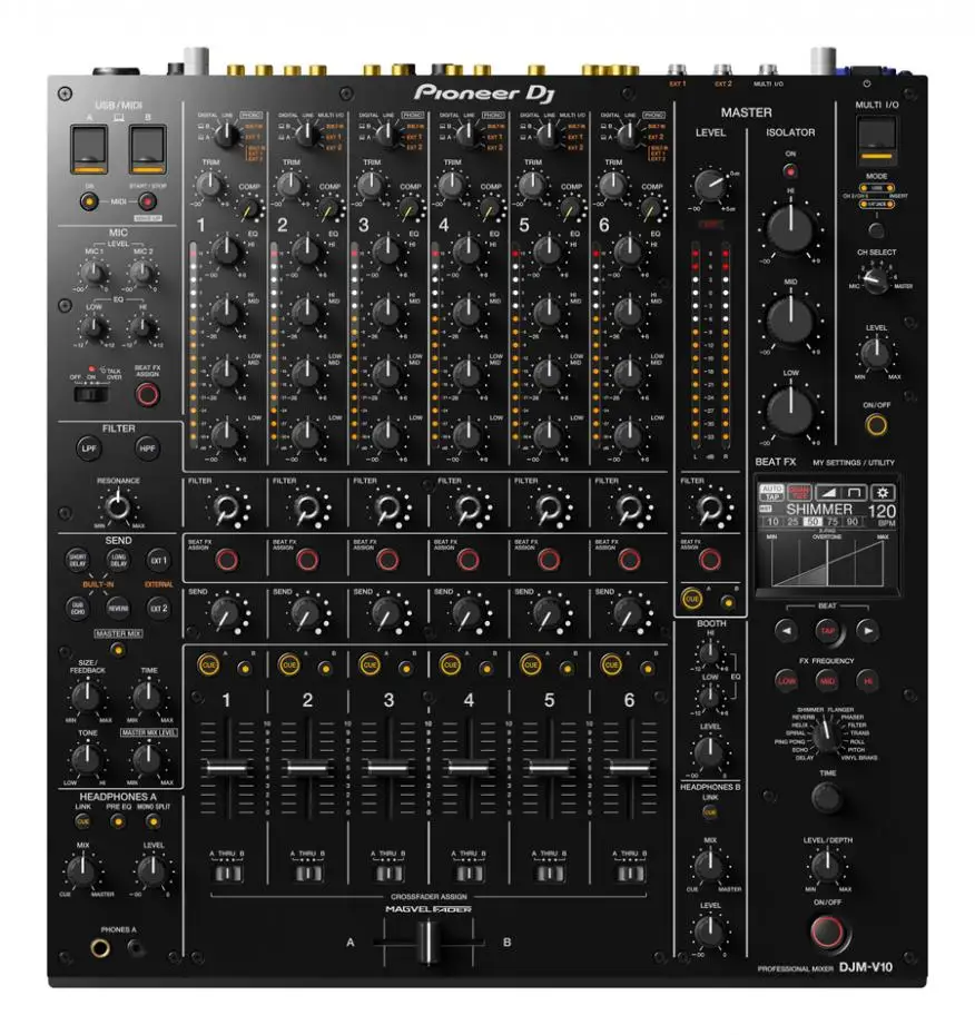 BEST NEW DJM-V10 DJ Creative Style 6ch professional DJ Mixer