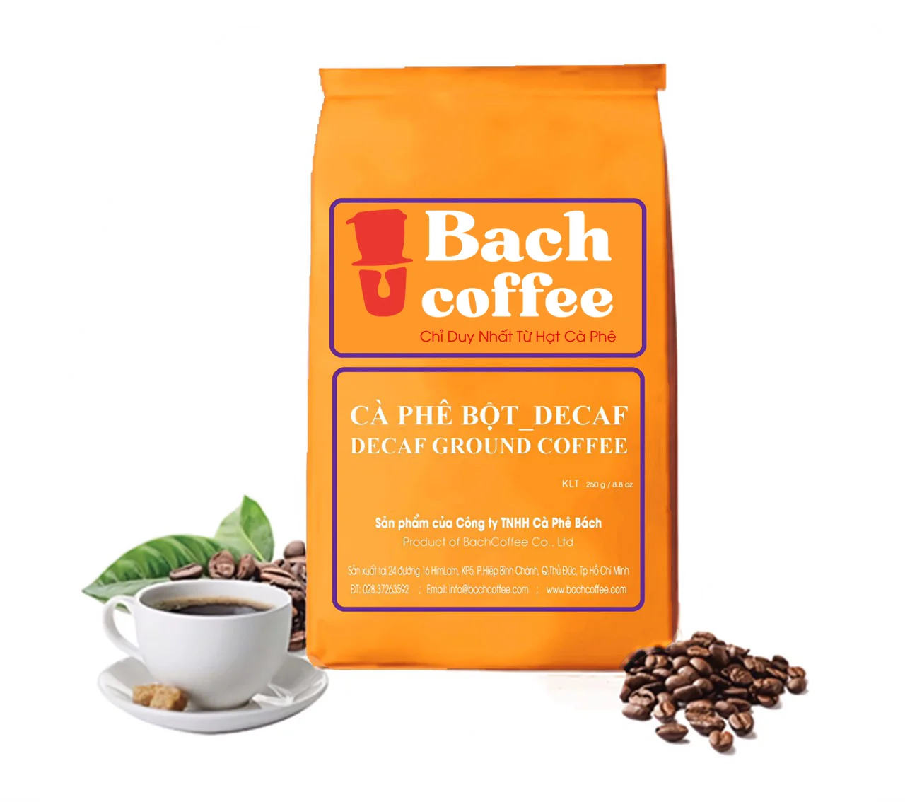 Coffee For Diabetic  Low Acid Ground / Decaf French Roast, High Antioxidant, 100% pure Arabica  Decaffeinated , Trade Direct