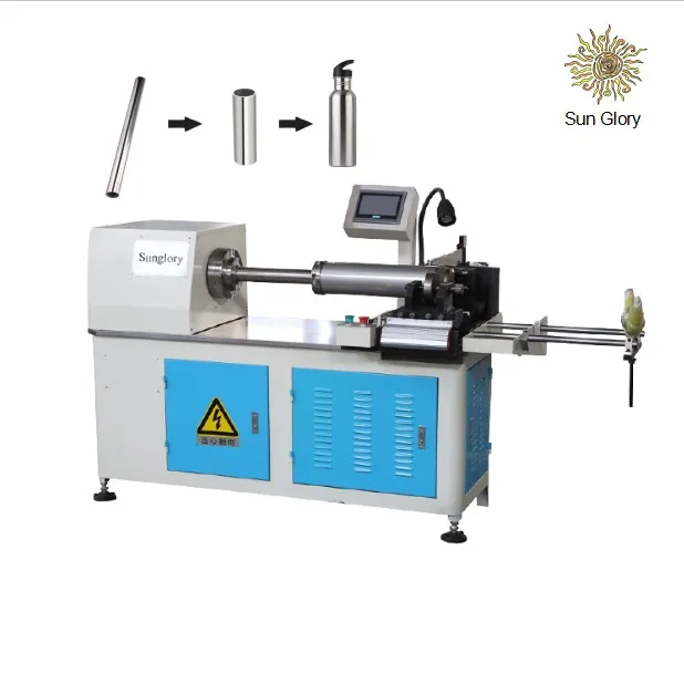 Вакуумная бутылка Sun Glory, машина для резки труб из нержавеющей стали с ЧПУ, машина для изготовления термосов из нержавеющей стали