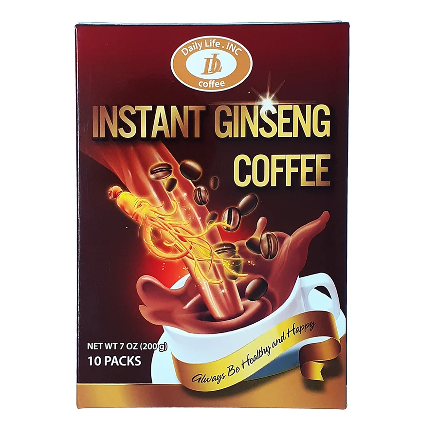 High Quality MA6 Manufacturer Caffeeinated INSTANT GINSENG COFFEE 4IN1  From Vietnam