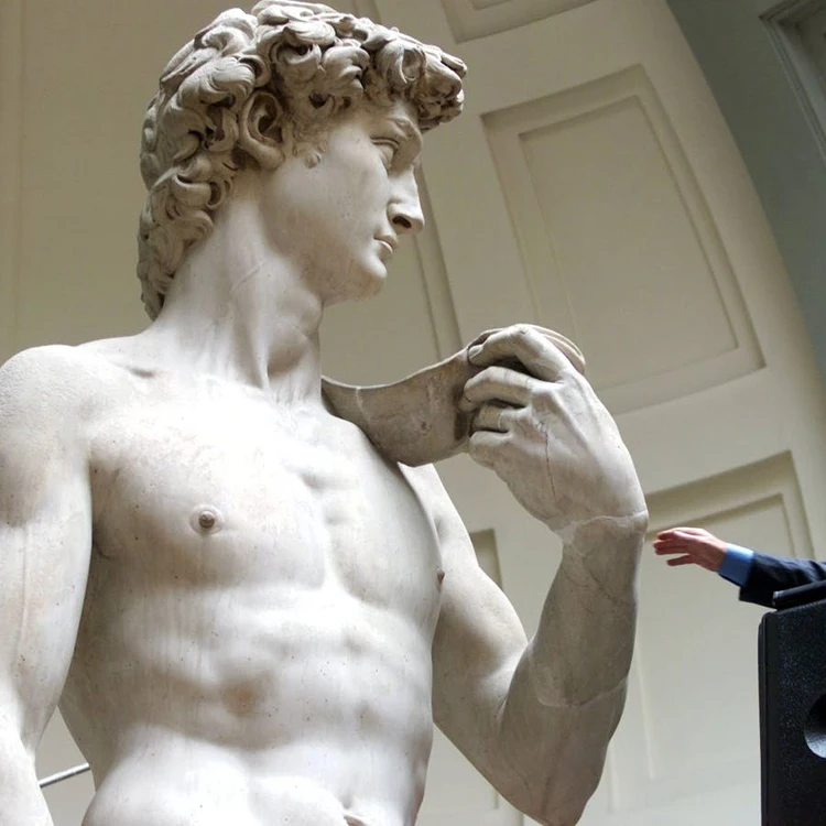 resin statue supplier david sculpture statue naked home decor for sale