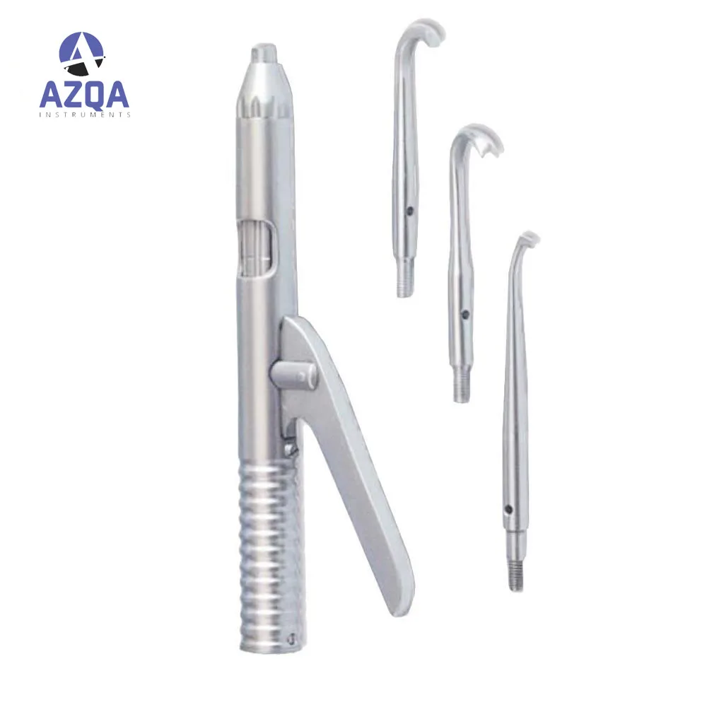 Stainless steel Dental Surgical Instruments Automatic Manual Crown Remover Gun Restoration Lab