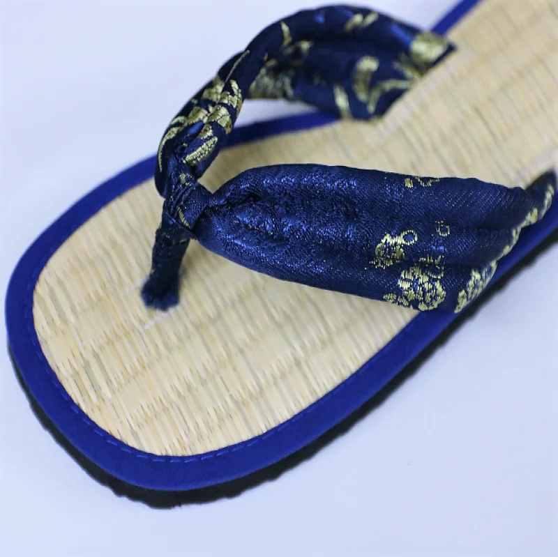 Affordable  Natural Seagrass Cinnamon Silk Flip Flops Slippers Shoes From VietNam Best Supplier
