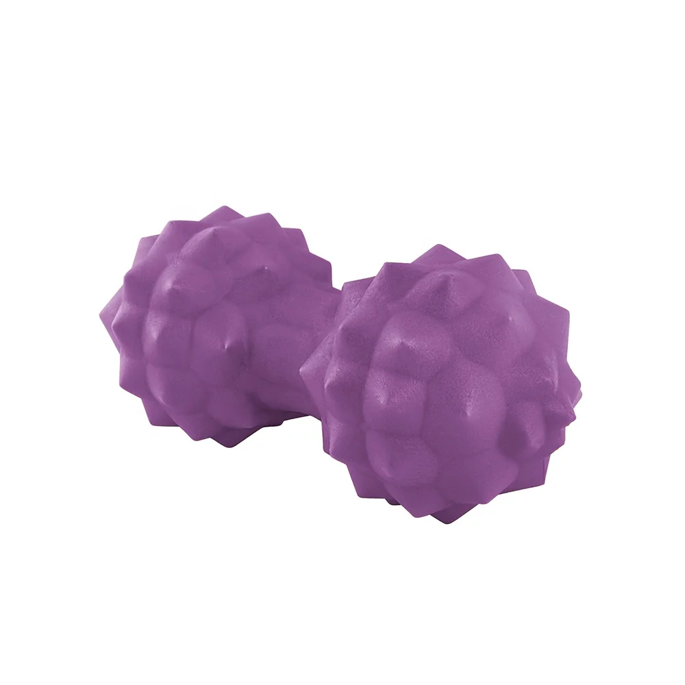 
high quality tpr spiky peanut massage ball for muscle release 