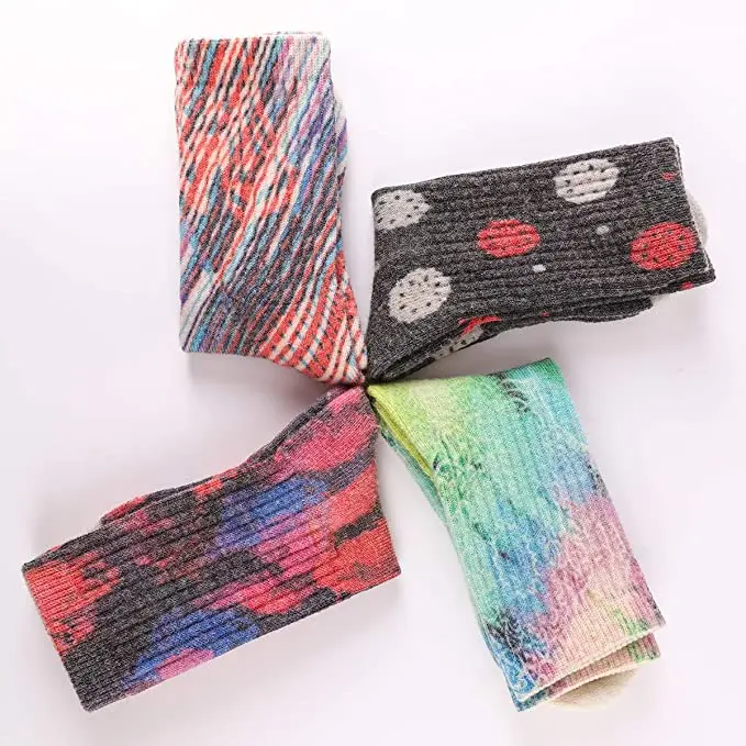 
Wholesale Manufacturer 180tian Custom Design Digital Photo Print Sport Socks for Kids 