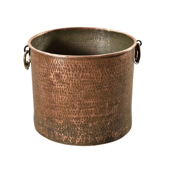 Top Selling Copper Hammered Planter With Exclusive Quality Flower Pots Planters For Garden Decor Accessories