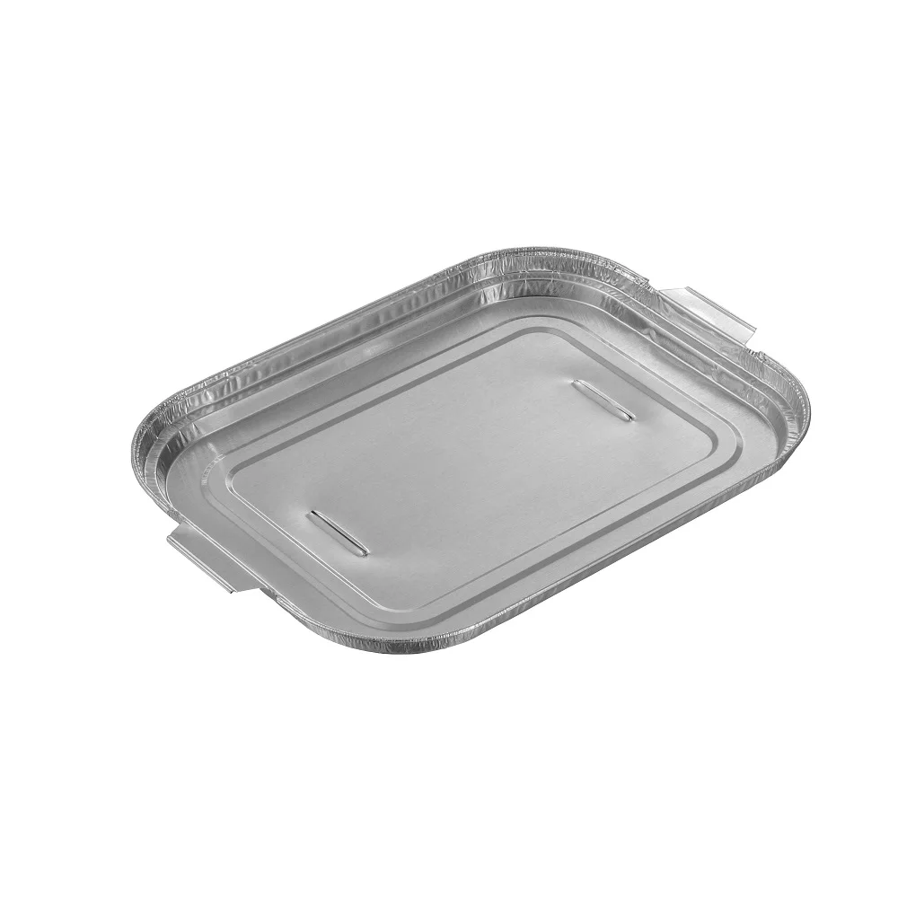 Disposable Aluminum Foil Airline Food Tray 280 ml / 9,47 fl.oz. top 135 x 100 mm  / 5,31 x 3,94 inch, height 31 mm / 1,22 inch