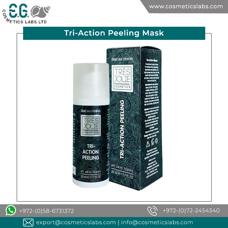 Low Market Price Hot Selling 100% Natural Face Care Anti-Wrinkle Tri-Action Peeling Mask