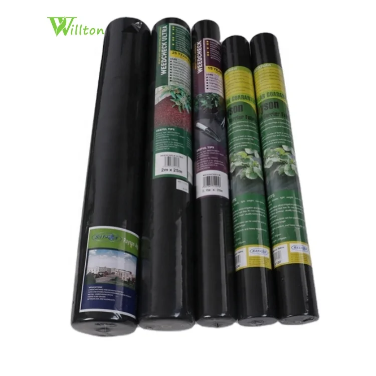 Китайская фабрика биоразлагаемая садовая ткань для борьбы с сорняками Нетканая сельскохозяйственная защитой от УФ-лучей