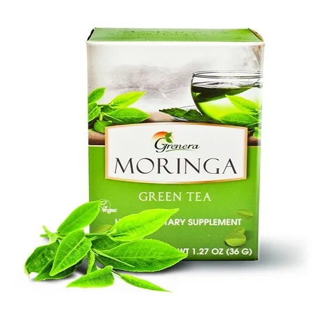 Top Selling Natural Moringa Leaf Green Tea Infusion High Quality Health Care Slimming Tea Supplier From India