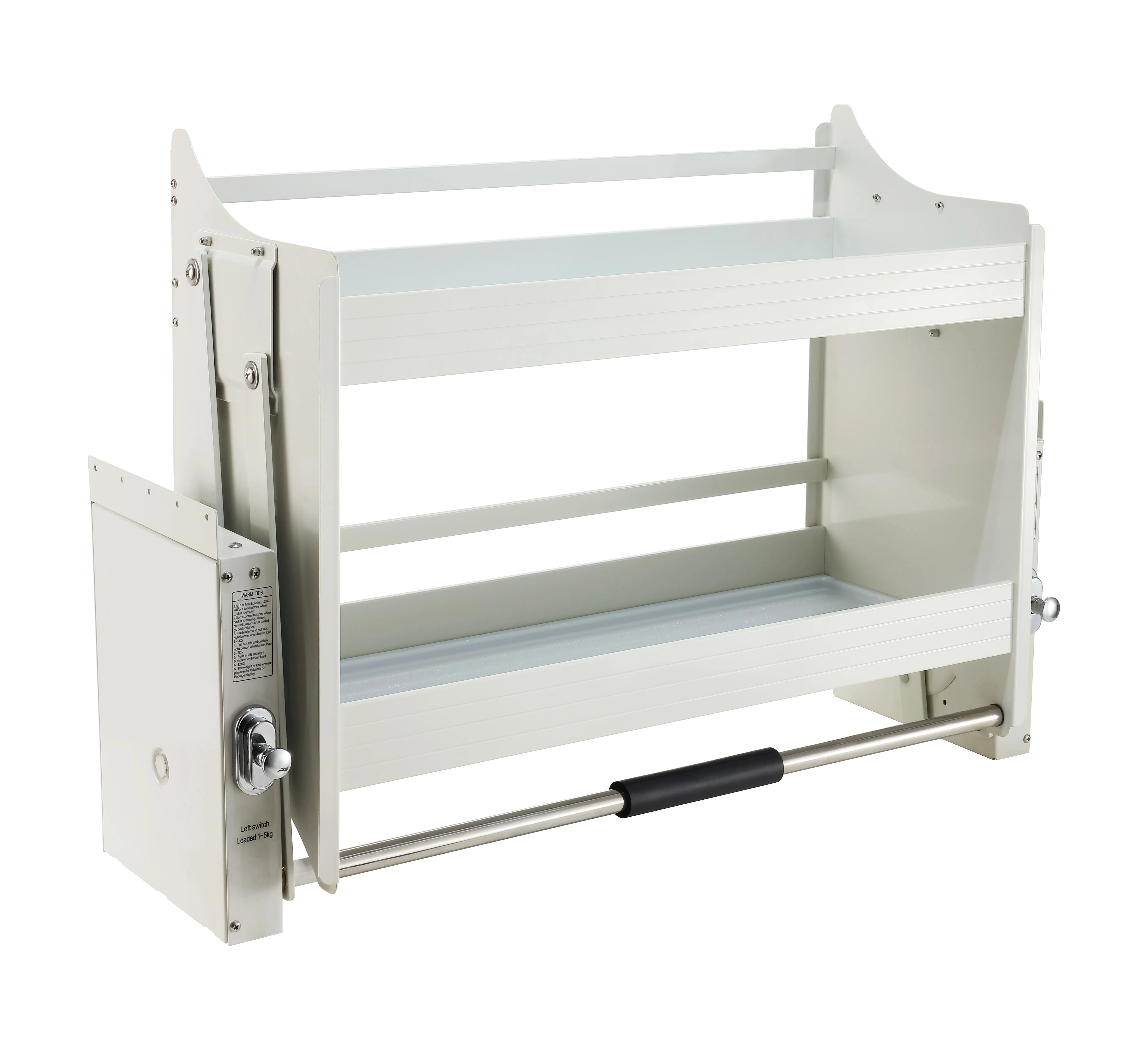 FGVSLIDE Hardware double layer storage System lift pull down dish kitchen cabinet basket