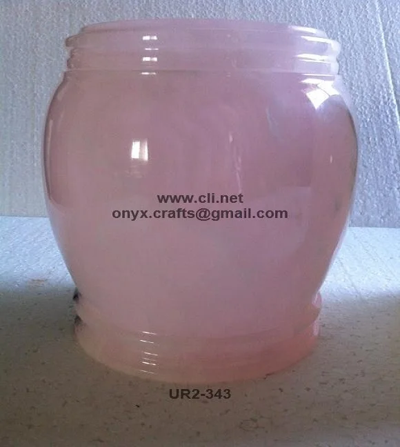 Low Cost Affordable Pink Onyx Funeral Urn
