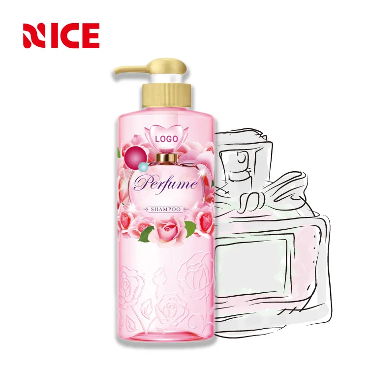 
Rose Mint Fragrance Artificial Coloring Hair Perfumed Shampoo 