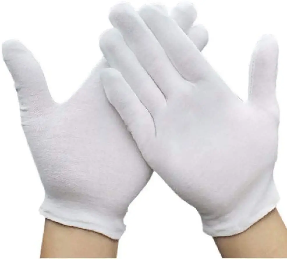Hot Sale Firm Washable Customizable Weight High quality cheap durable white working cotton glove women  by Canleo International