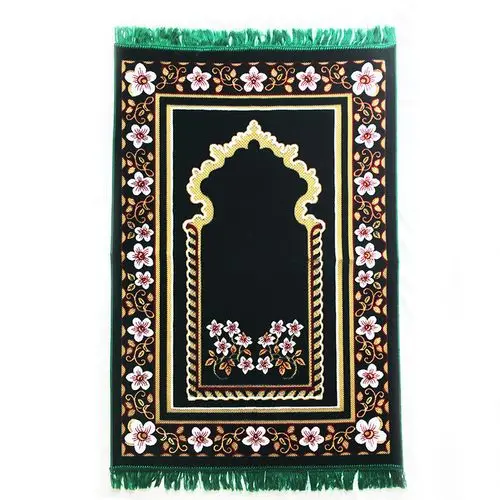 Wholesale Bulk Muslim Prayer mats Non Slip Solid color dyed  Velvet  light weight high quality prayer mats Customized designs