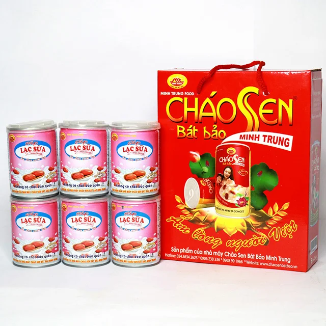 Canned food Peanut with milk Soup - No preservative Minh Trung Viet Nam