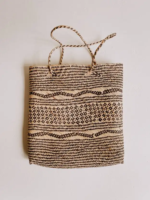 HOT New Style Seagrass HandBag, Natural Beach Bag, Tote Bag Round Straw Summer basket Vietnam Supplier