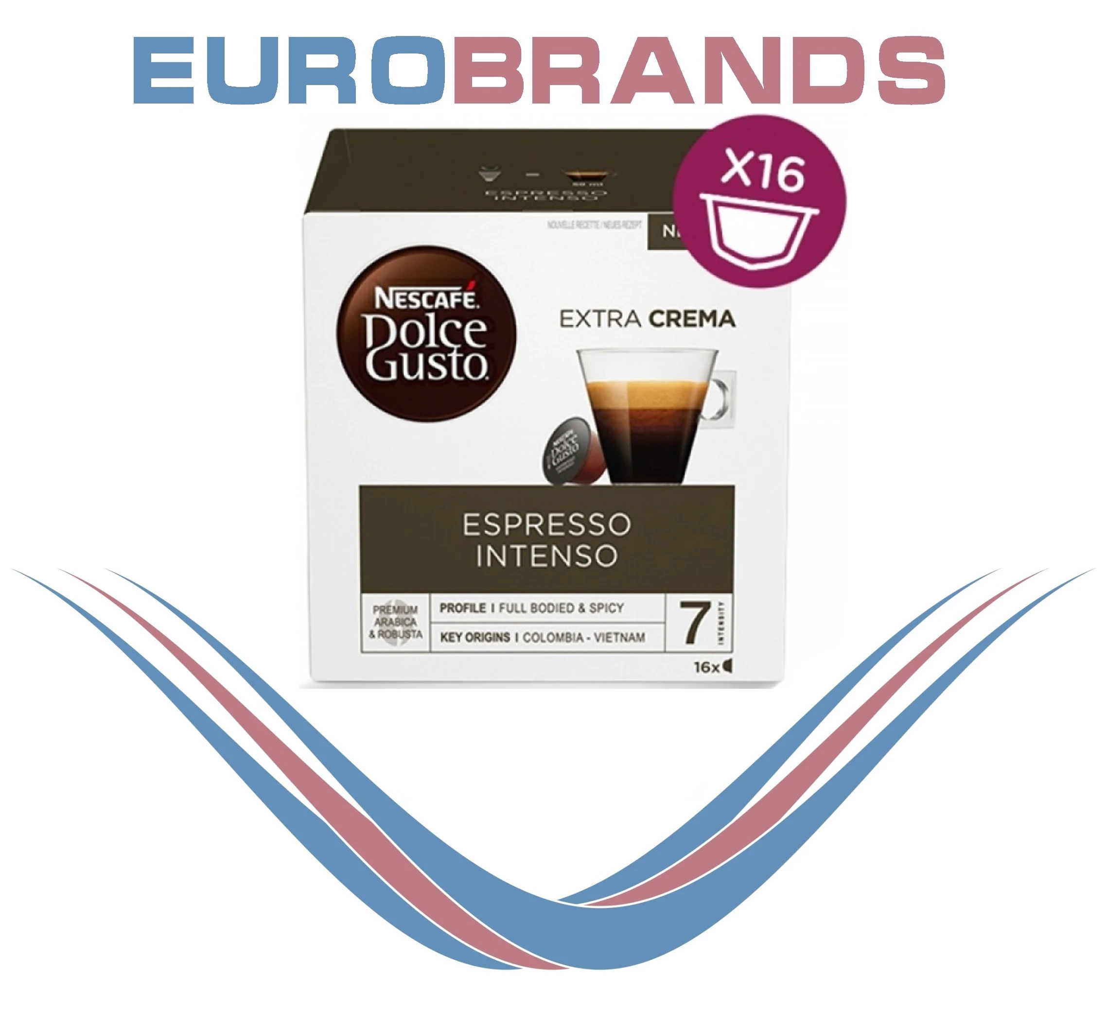 Nestle Nescafe Dolce Gusto Espresso Intenso 16 Capsule 128g