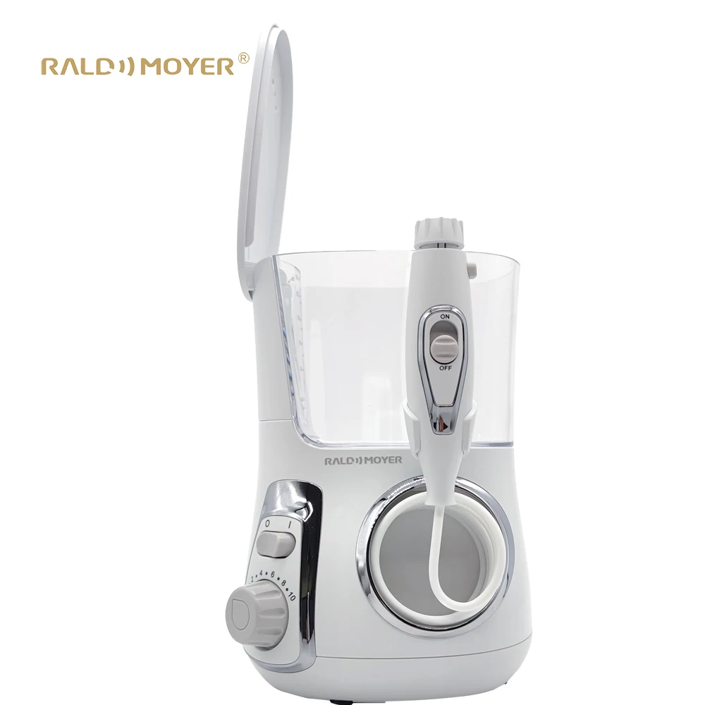 Raldmoyer AP100 Desktop Model 10 Pressure Control  800ml Reservoir Deep Interdental Cleaning Gum Massage Dental Water Jet