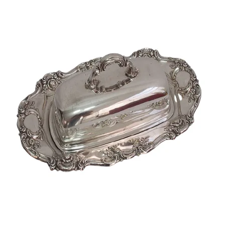 Marvelous Design Butter Dish In Aluminium Silver Color Butter Dish At Competitive Prices