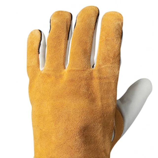 Industrial protective cow split leather safety gloves working gloves tig welding gloves