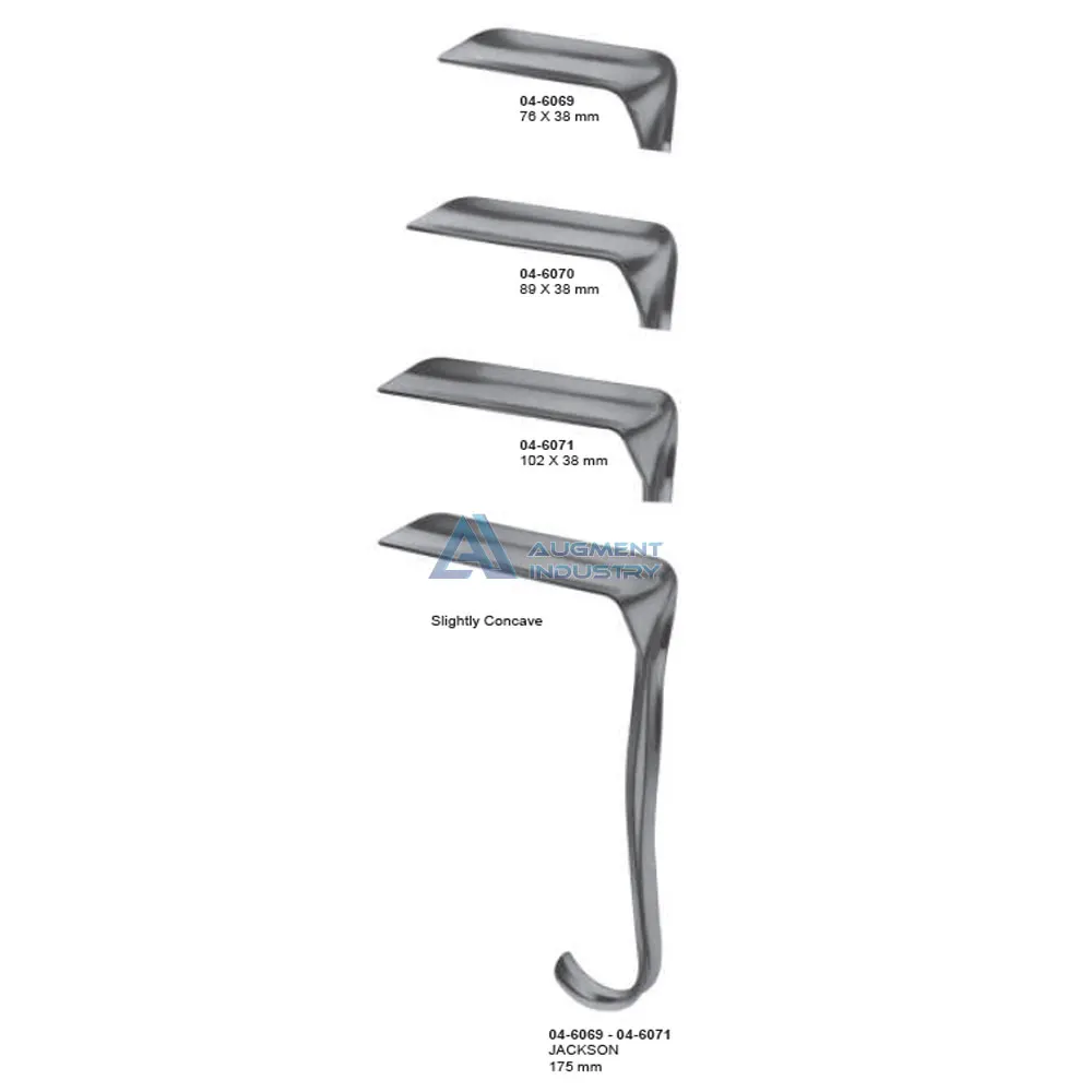 Лезвие вагинального зеркала, 76X38 мм, 175 мм, из нержавеющей стали