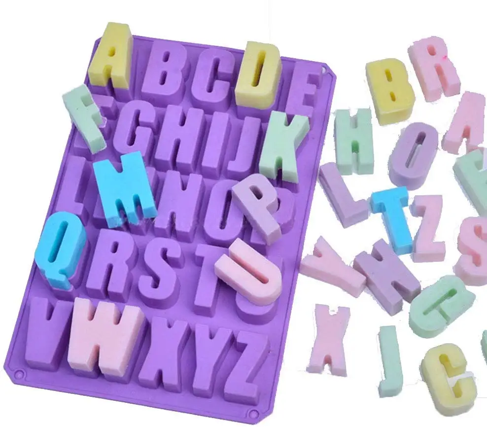 
Silicone 26 Letters Alphabet Silicone Mold 