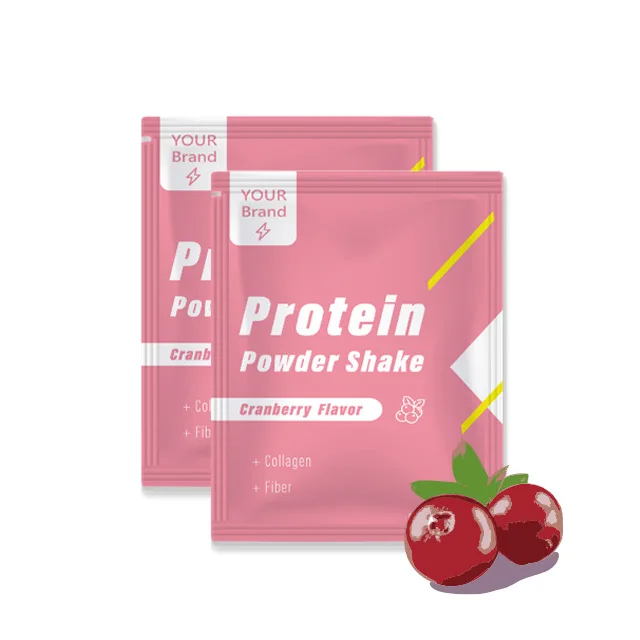 Hot selling tasty Cranberry Flavored Protein powder collagen with whey protein concentrate sport nutrition
