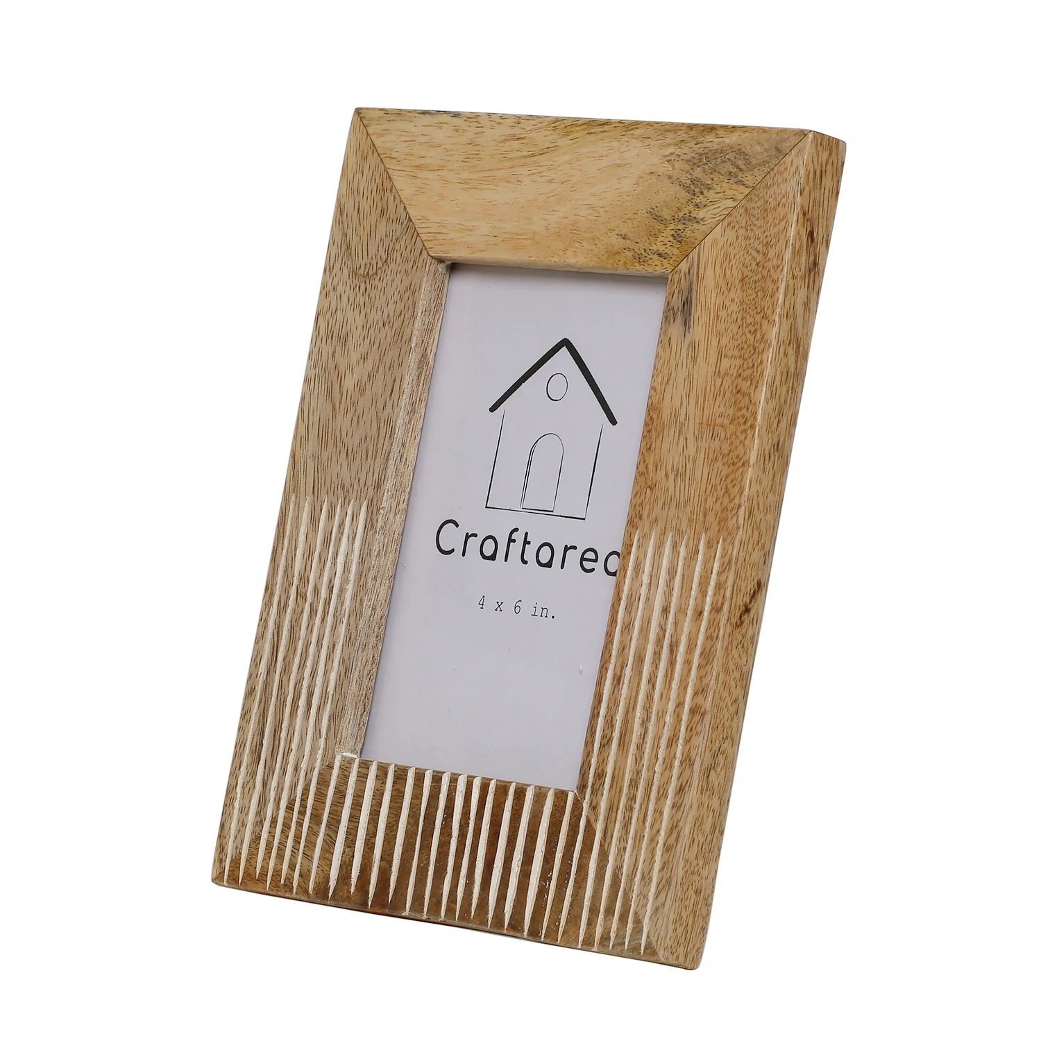 Wooden Table Top Picture Photo Frame for Room Decoration 4x6 inches Hand Crafted Photo Frames Gift Item Wooden Picture Frame